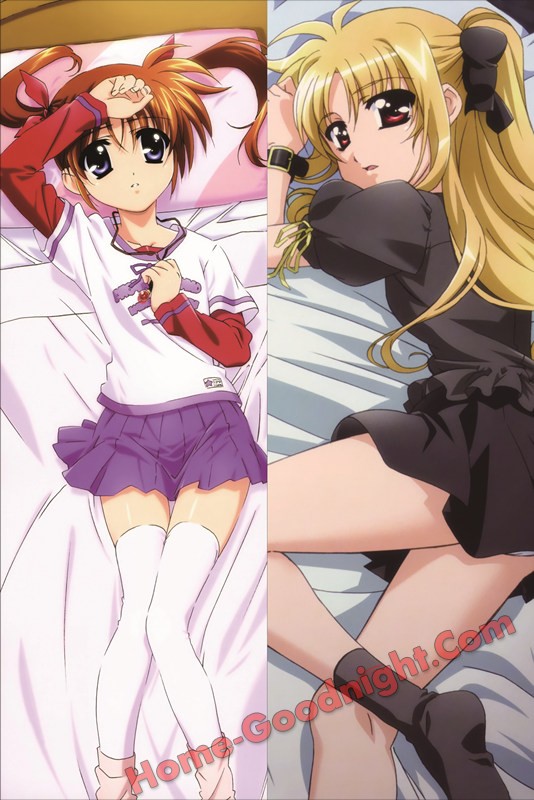 Magical Girl Lyrical Nanoha - Fate Testarossa - Nanoha Takamachi Anime Dakimakura Pillow Cover